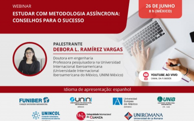 UNIB organiza o webinar «Estudar com metodologia assíncrona: conselhos para o sucesso»